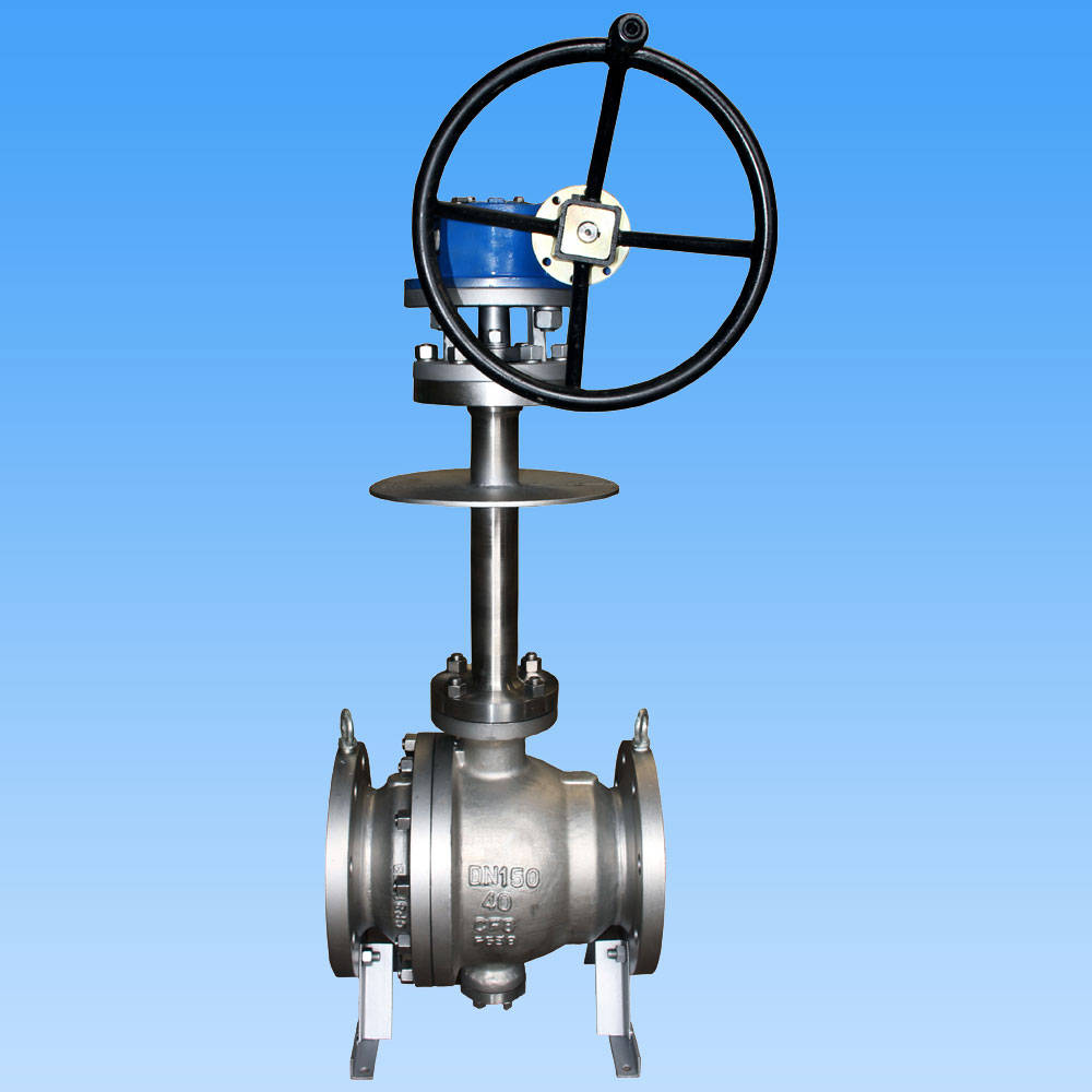 Kryogenic Trunnion Dipasang Ball Valve