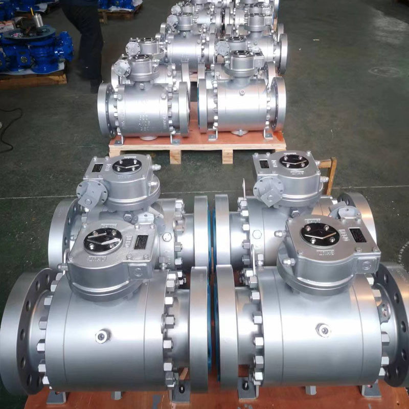 Full Bore Trunnion dipasang Ball Valve